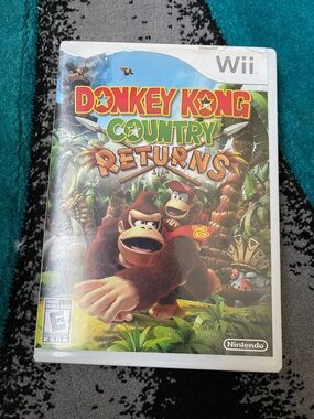 Nintendo Donkey Kong Country Returns - Green, Red, Brown Cover Wii